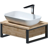 Тумба под раковину 1MarKa Grunge Loft 60П Ц0000001580 подвесная Дуб вотан