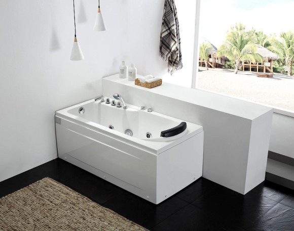 Акриловая ванна Gemy 172х77 G9006-1.7 B L с гидромассажем Акриловая ванна Gemy 172х77 G9006-1.7 B L с гидромассажем