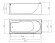Акриловая ванна Gemy 172х77 G9006-1.7 B L с гидромассажем Акриловая ванна Gemy 172х77 G9006-1.7 B L с гидромассажем