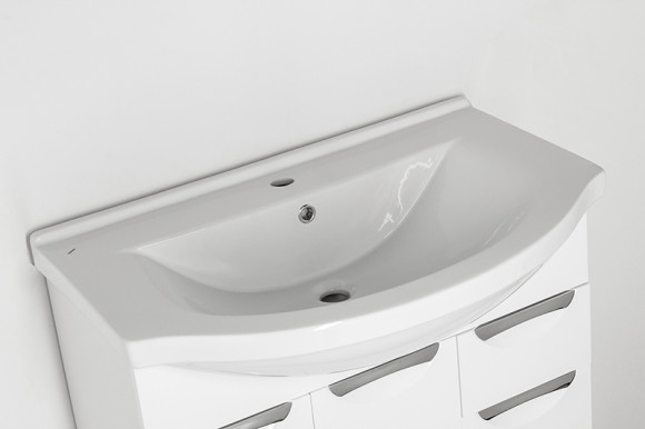 Тумба под раковину Style Line Жасмин 80 Белый глянец Тумба под раковину Style Line Жасмин 80 Белый глянец