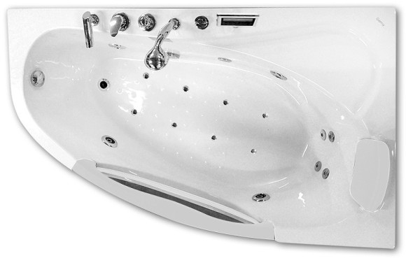 Акриловая ванна Gemy 161х96 G9046 K R с гидромассажем Акриловая ванна Gemy 161х96 G9046 K R с гидромассажем
