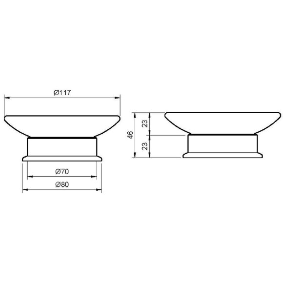 Мыльница Cezares Aphrodite APHRODITE-SODP-01 Хром Мыльница Cezares Aphrodite APHRODITE-SODP-01 Хром