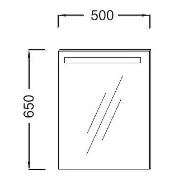 Зеркало Jacob Delafon Parallel 50 EB1410RU-NF с подсветкой с подогревом и инфракрасным выключателем Зеркало Jacob Delafon Parallel 50 EB1410RU-NF с подсветкой с подогревом и инфракрасным выключателем