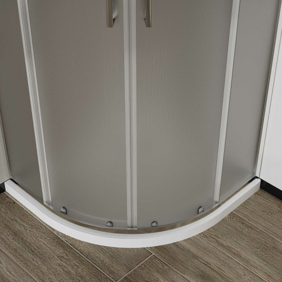 Душевой уголок Vincea City 80x80 VSQ-5CT800MT профиль Хром стекло текстурное Душевой уголок Vincea City 80x80 VSQ-5CT800MT профиль Хром стекло текстурное