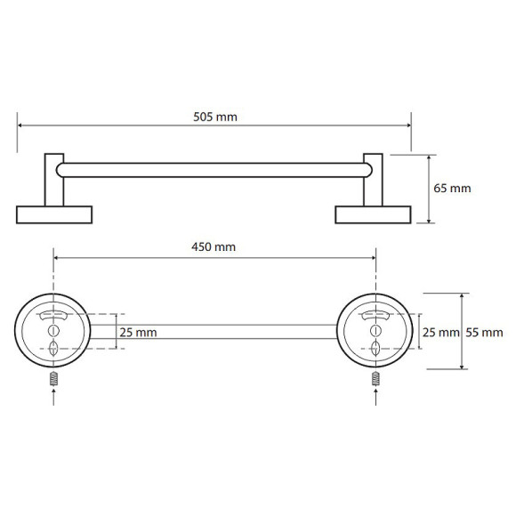 Полотенцедержатель Bemeta Omega 104104022 Хром Полотенцедержатель Bemeta Omega 104104022 Хром