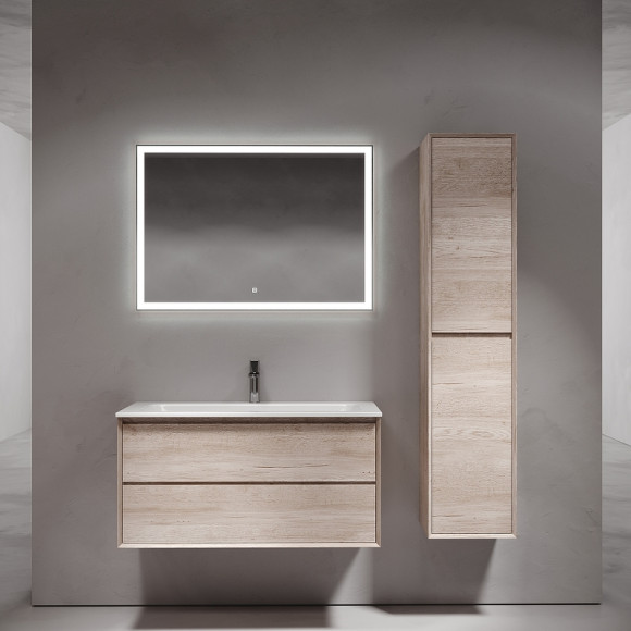 Тумба под раковину Sancos Marmi 2.0 100 MR2.0100EG подвесная Дуб галифакс натуральный