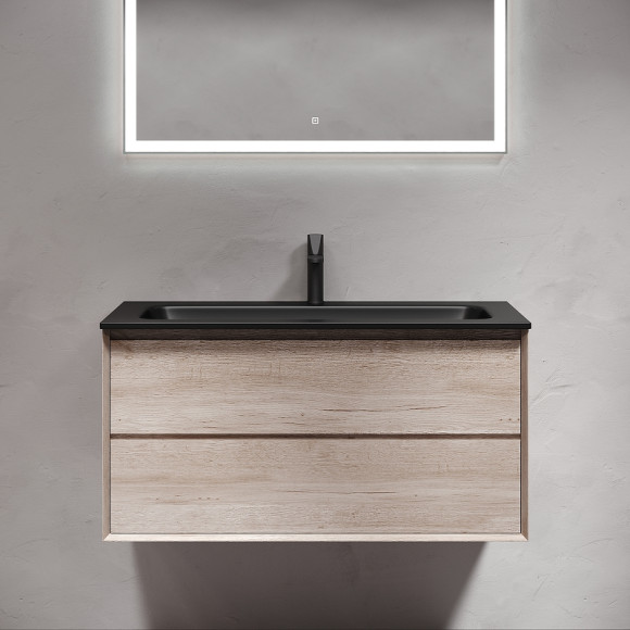 Тумба под раковину Sancos Marmi 2.0 100 MR2.0100EG подвесная Дуб галифакс натуральный