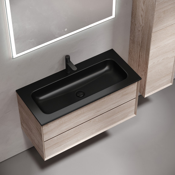 Тумба под раковину Sancos Marmi 2.0 100 MR2.0100EG подвесная Дуб галифакс натуральный