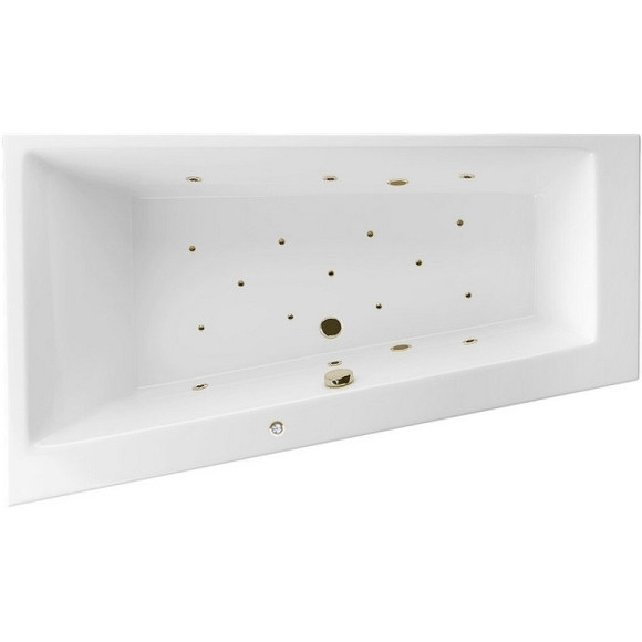 Акриловая ванна Excellent Sfera Slim 170x100 L WAEX.SFL17S.RELAX.BR с гидромассажем
