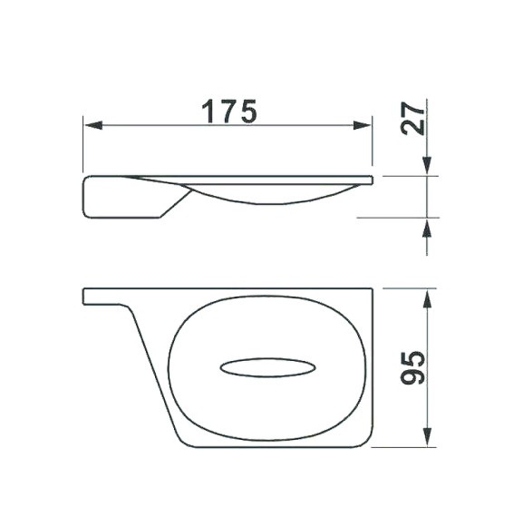 Мыльница Art&Max Gina AM-G-2734 Хром Мыльница Art&Max Gina AM-G-2734 Хром