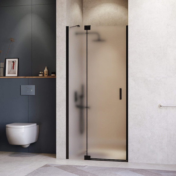 Душевая дверь RGW Hotel HO-014-B 120 350601412-24 профиль Черный стекло матовое