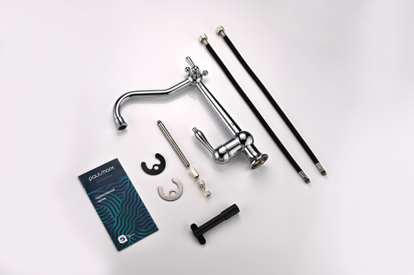 Смеситель для кухни Paulmark Retro Re213226-CR Хром Смеситель для кухни Paulmark Retro Re213226-CR Хром