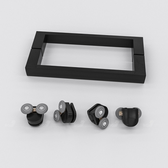 Душевая дверь RGW Classic CL-14B 120 32091412-14 профиль Черный стекло прозрачное