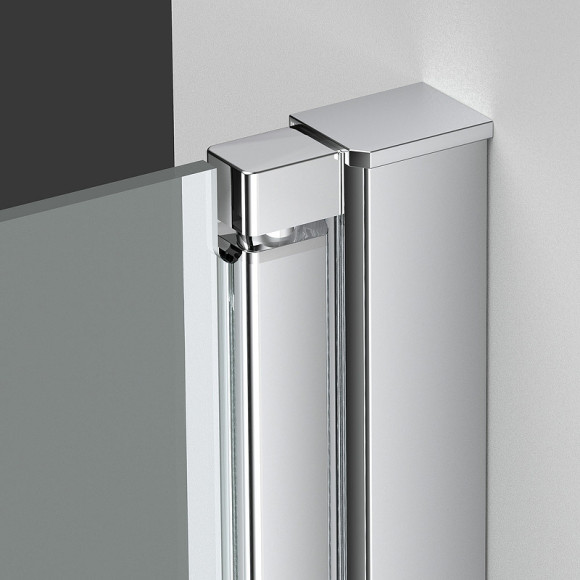 Душевая дверь Vincea Alpha 85 VDP-3AL850CL профиль Хром стекло прозрачное