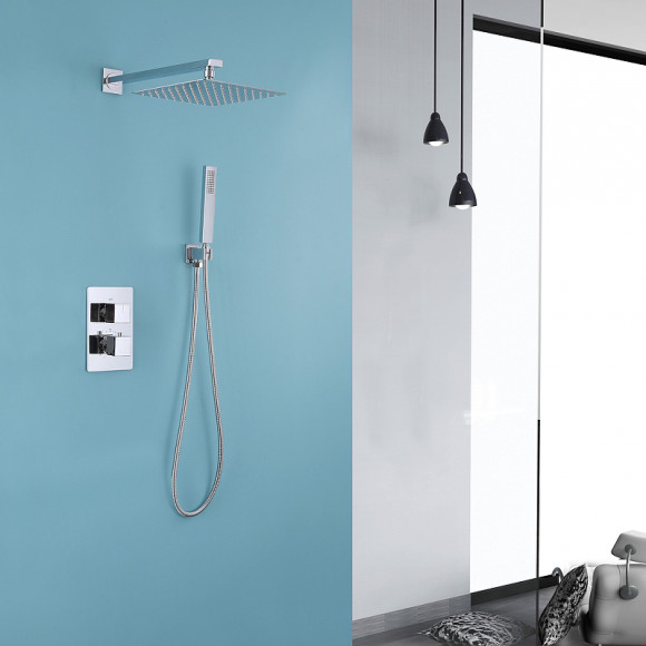 Душевая система Abber Daheim AF8251 с термостатом Хром Душевая система Abber Daheim AF8251 с термостатом Хром