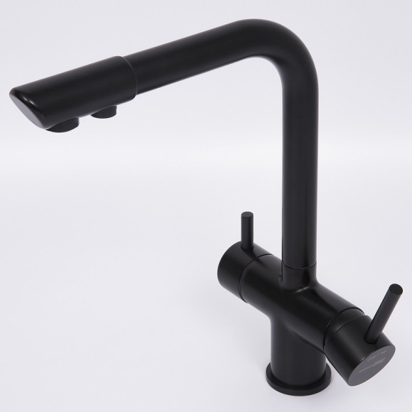 Смеситель для кухни WasserKRAFT A8367 Черный матовый Смеситель для кухни WasserKRAFT A8367 Черный матовый
