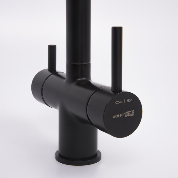 Смеситель для кухни WasserKRAFT A8367 Черный матовый Смеситель для кухни WasserKRAFT A8367 Черный матовый