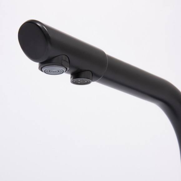 Смеситель для кухни WasserKRAFT A8367 Черный матовый Смеситель для кухни WasserKRAFT A8367 Черный матовый