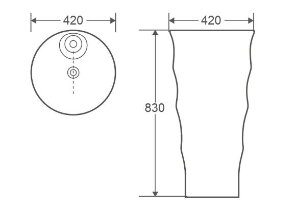 Раковина WeltWasser Leerbach 4242 GL-WT 42 10000005493 Белый глянец Раковина WeltWasser Leerbach 4242 GL-WT 42 10000005493 Белый глянец