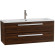Тумба под раковину Cezares Eco-Cer-N 120 ECO-CER-N-1200-2C-SO-NCS-P подвесная Орех шоколад Софт без ручек
