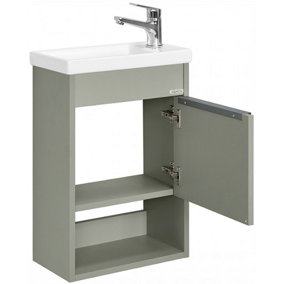 Тумба под раковину Aquaton Хоуп 40 1A287101HP9D0 подвесная Хаки