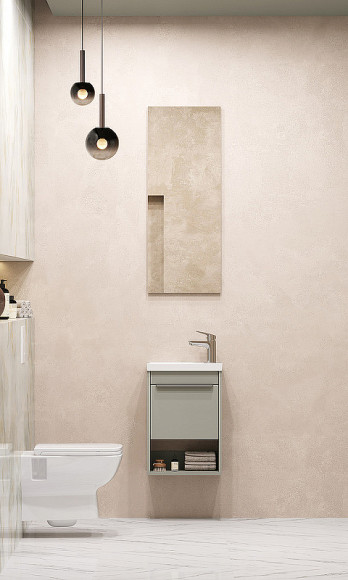 Тумба под раковину Aquaton Хоуп 40 1A287101HP9D0 подвесная Хаки