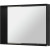 Зеркало Allen Brau Reality 100 1.32020.BB с подсветкой Черный браш с сенсорным выключателем