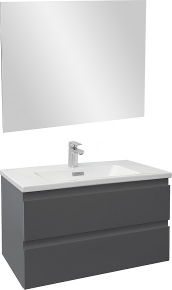 Тумба под раковину Jacob Delafon Madeleine 80 EB2053-J54 подвесная Серая матовая