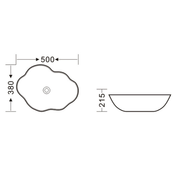 Раковина-чаша Bronze de Luxe 50 1395 Черная с золотым ободом Раковина-чаша Bronze de Luxe 50 1395 Черная с золотым ободом