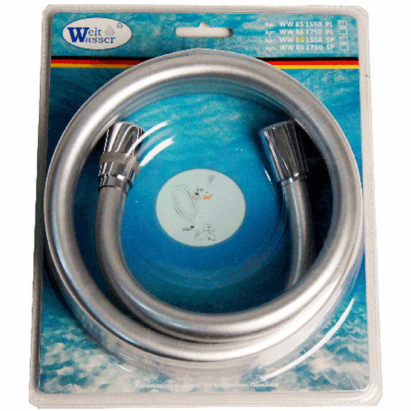 Душевой шланг WeltWasser WW BS 1750 PL 10000001948 Серебристо-серый