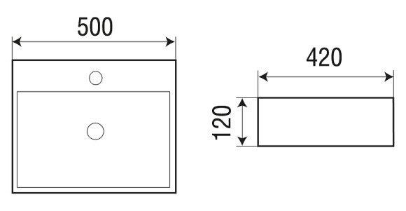 Раковина WeltWasser Elbach 21733 MW 50 10000004640 Белая матовая