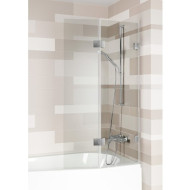 Шторка на ванну Riho VZ Scandic NXT X500 Yukon 117 P G001164120 (GX00602C2) профиль Хром стекло прозрачное