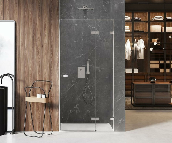 Душевая дверь New Trendy Avexa Chrome 130 R EXK-1452 профиль Хром стекло прозрачное Душевая дверь New Trendy Avexa Chrome 130 R EXK-1452 профиль Хром стекло прозрачное