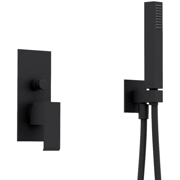 Душевая система Cezares Porta PORTA-DSIPQ-25-NOP Черная матовая