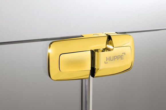 Душевая дверь в нишу Huppe MS 138 MT0059.W02.352 Профиль белый, фурнитура золото, стекло прозрачное, правая