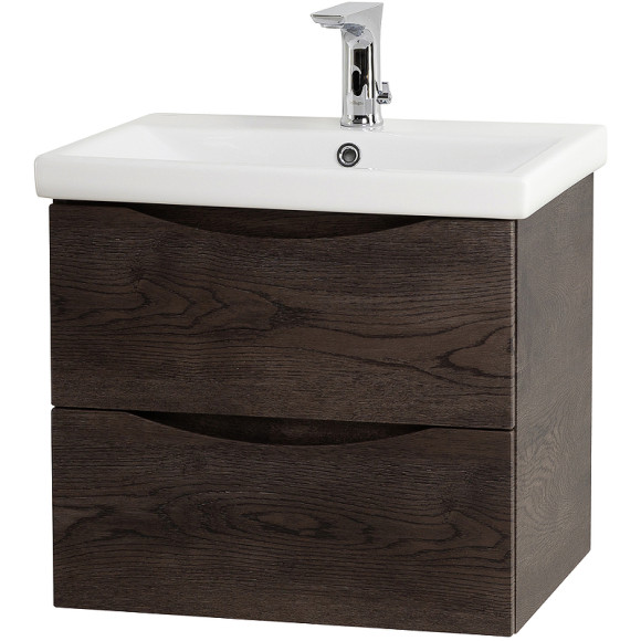 Тумба под раковину BelBagno Marino-Cer 60 MARINO-CER-600-2C-SO-RNG-P подвесная Rovere Nature Grigio Тумба под раковину BelBagno Marino-Cer 60 MARINO-CER-600-2C-SO-RNG-P подвесная Rovere Nature Grigio