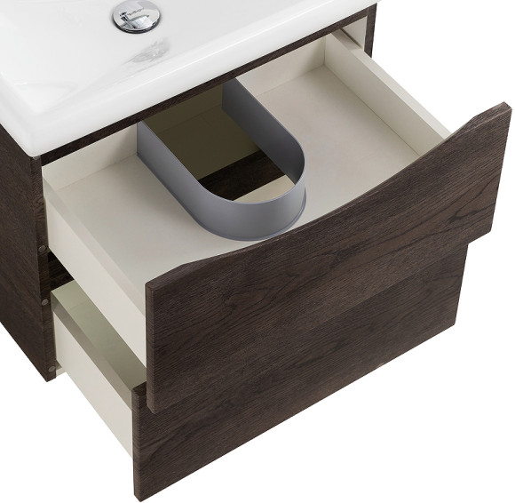 Тумба под раковину BelBagno Marino-Cer 60 MARINO-CER-600-2C-SO-RNG-P подвесная Rovere Nature Grigio Тумба под раковину BelBagno Marino-Cer 60 MARINO-CER-600-2C-SO-RNG-P подвесная Rovere Nature Grigio