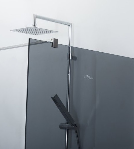 Душевая перегородка Cezares Liberta 80 LIBERTA-L-2-80-120-GR-Cr профиль Хром стекло серое
