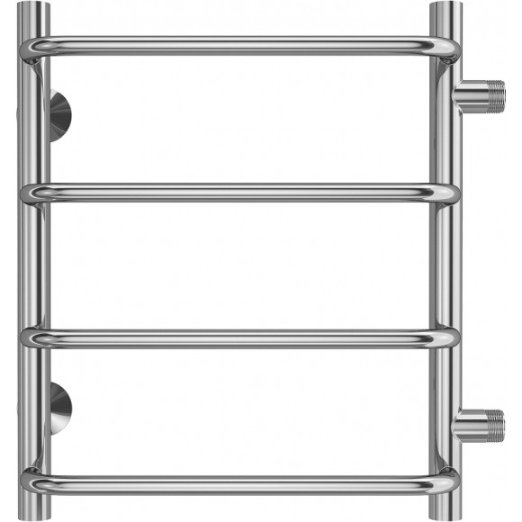 Водяной полотенцесушитель Terminus Стандарт П4 400х500 бп320 4670078530301 Хром, боковое подключение, G 1" НР