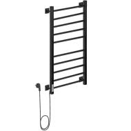 Электрический полотенцесушитель Ника Step-3 100/50 Черный матовый