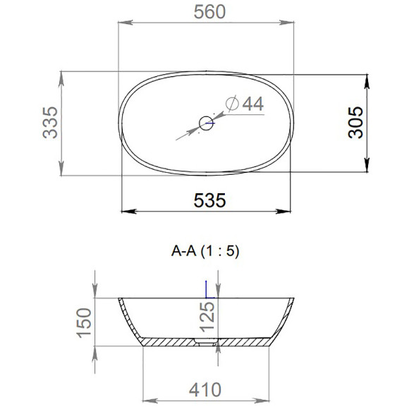 Раковина-чаша Salini Callista 56 106 1101106G Белая глянцевая Раковина-чаша Salini Callista 56 106 1101106G Белая глянцевая