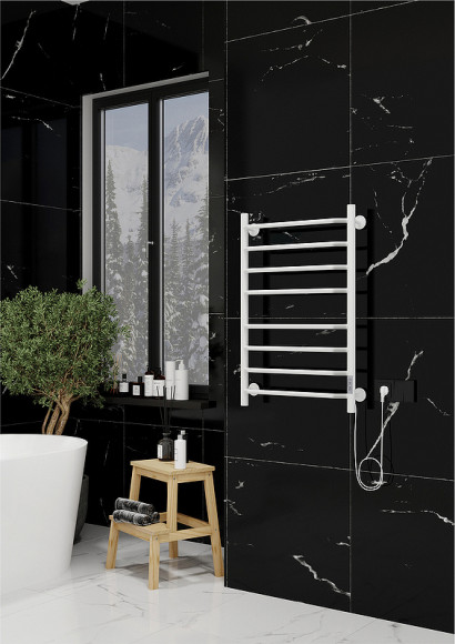 Электрический полотенцесушитель Ника Way-3 80/50 Белый матовый