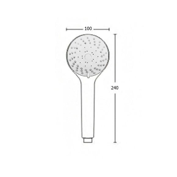 Ручной душ Excellent Ursa ARAC.SH.S3125 Хром