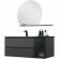 Тумба с раковиной Orans BC-2055-1200L 120 2055120L подвесная Темно-серая Тумба с раковиной Orans BC-2055-1200L 120 2055120L подвесная Темно-серая