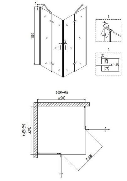 Душевой уголок Niagara Nova 90х90 NG-6613-08 профиль Хром стекло прозрачное Душевой уголок Niagara Nova 90х90 NG-6613-08 профиль Хром стекло прозрачное