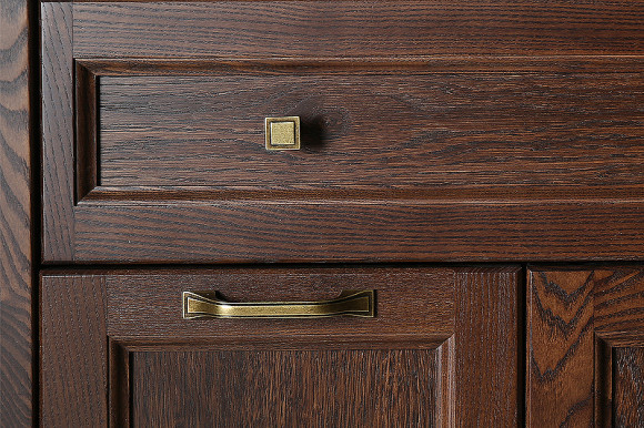 Комплект мебели для ванной ASB-Woodline Гранда 85 Антикварный орех