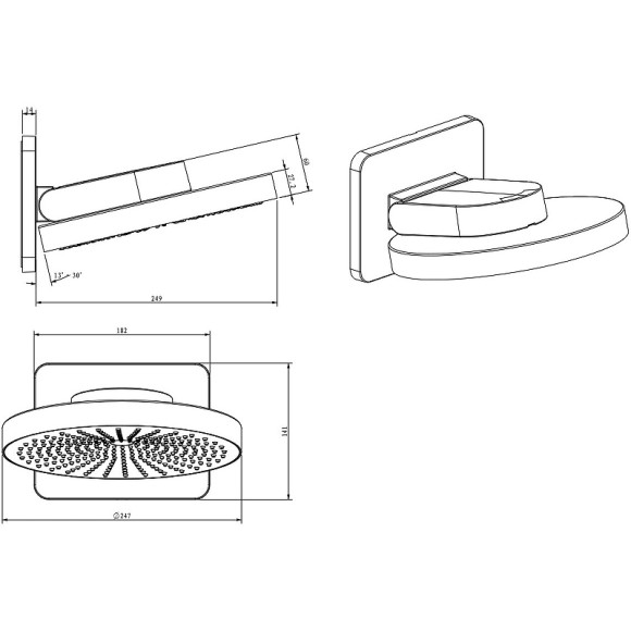 Душевая система Vincea Inspire VSFW-3I21MT1GM с термостатом Вороненая сталь Душевая система Vincea Inspire VSFW-3I21MT1GM с термостатом Вороненая сталь