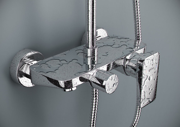 Душевая система Excellent Rain Altar AREX.SY.781CR Хром