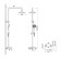 Душевая система Excellent Rain Altar AREX.SY.781CR Хром