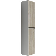 Шкаф пенал Sancos Smart 35 PSM35E подвесной Дуб Бардолино Белый